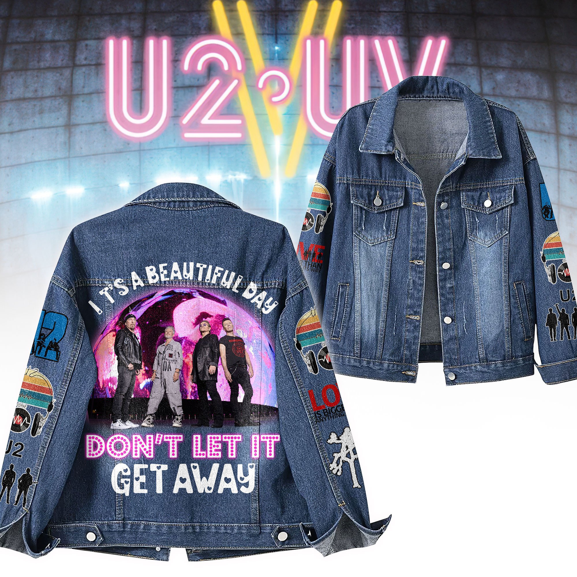 Sportswearmerch It's a Beautiful Day Denim Jacket Gift For Fans