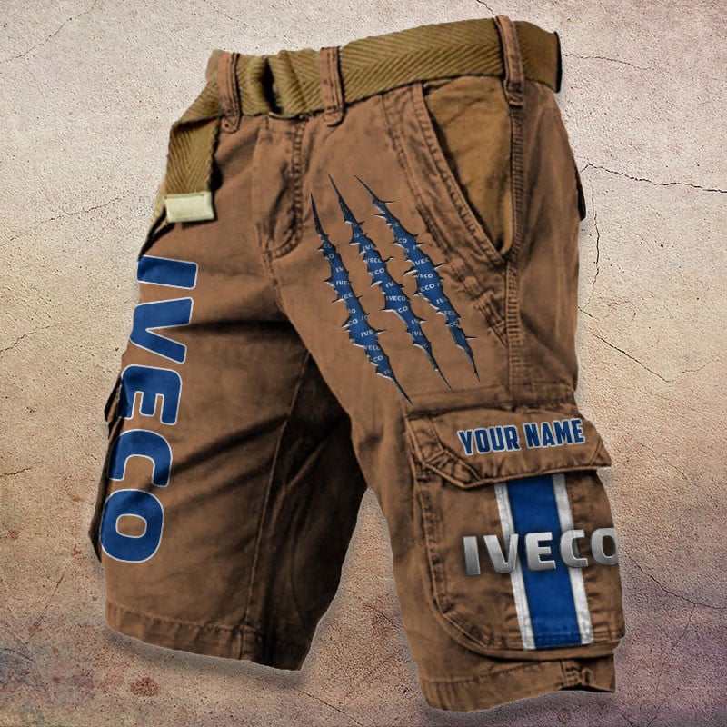 Sportswearmerch Iveco Truck Denim Short For Fan