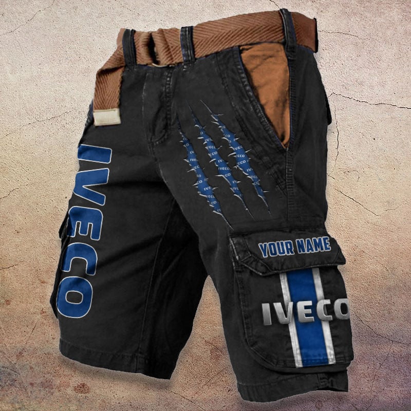 Sportswearmerch Iveco Truck Denim Short For Fan