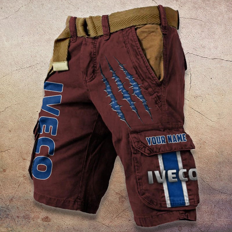 Sportswearmerch Iveco Truck Denim Short For Fan
