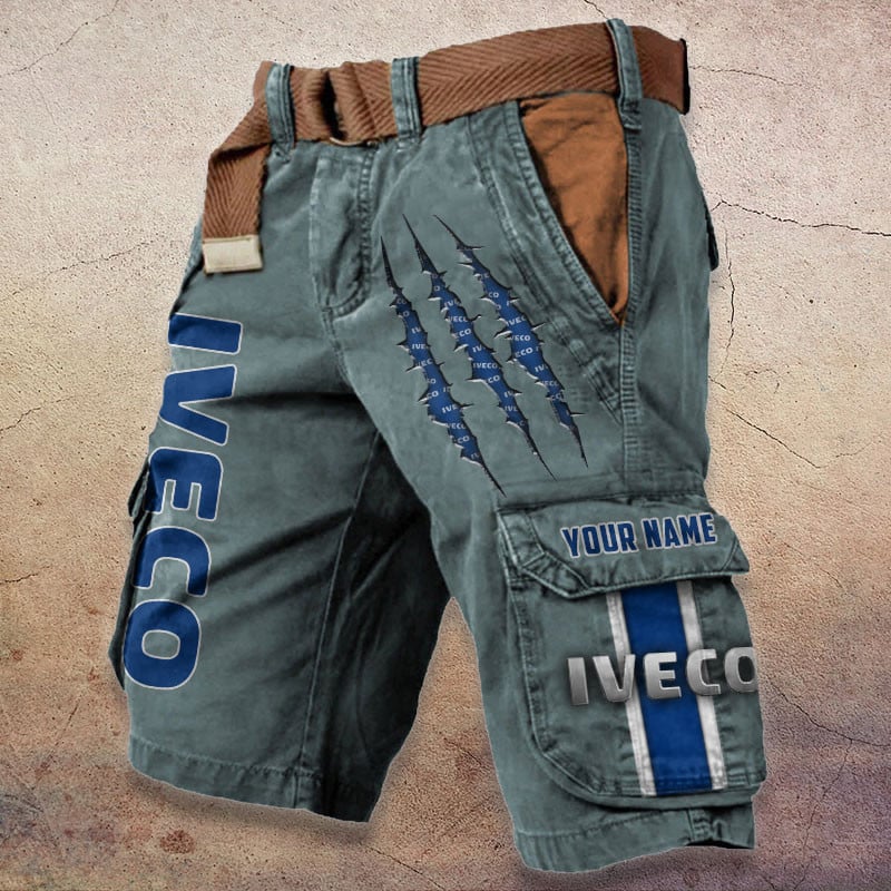 Sportswearmerch Iveco Truck Denim Short For Fan