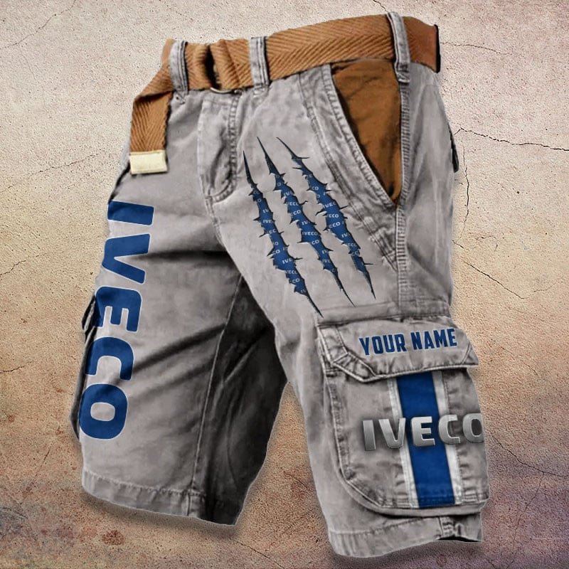 Sportswearmerch Iveco Truck Denim Short For Fan