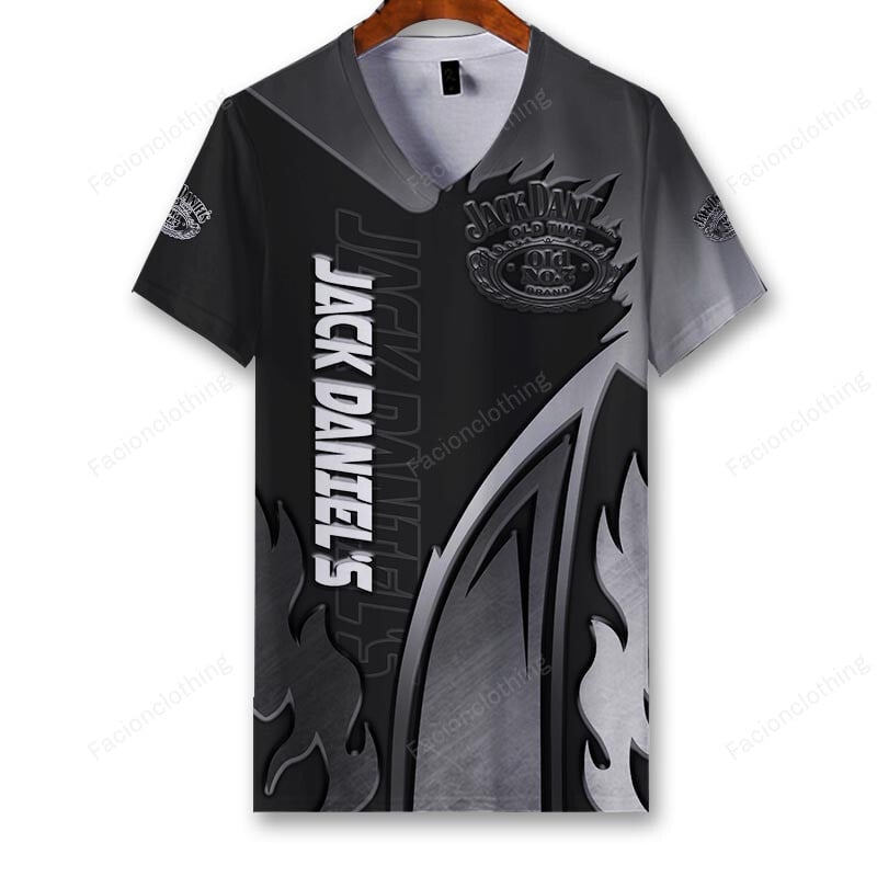 Sportswearmerch Jack Daniel's Personalized V-neck Women T-shirt For Fan