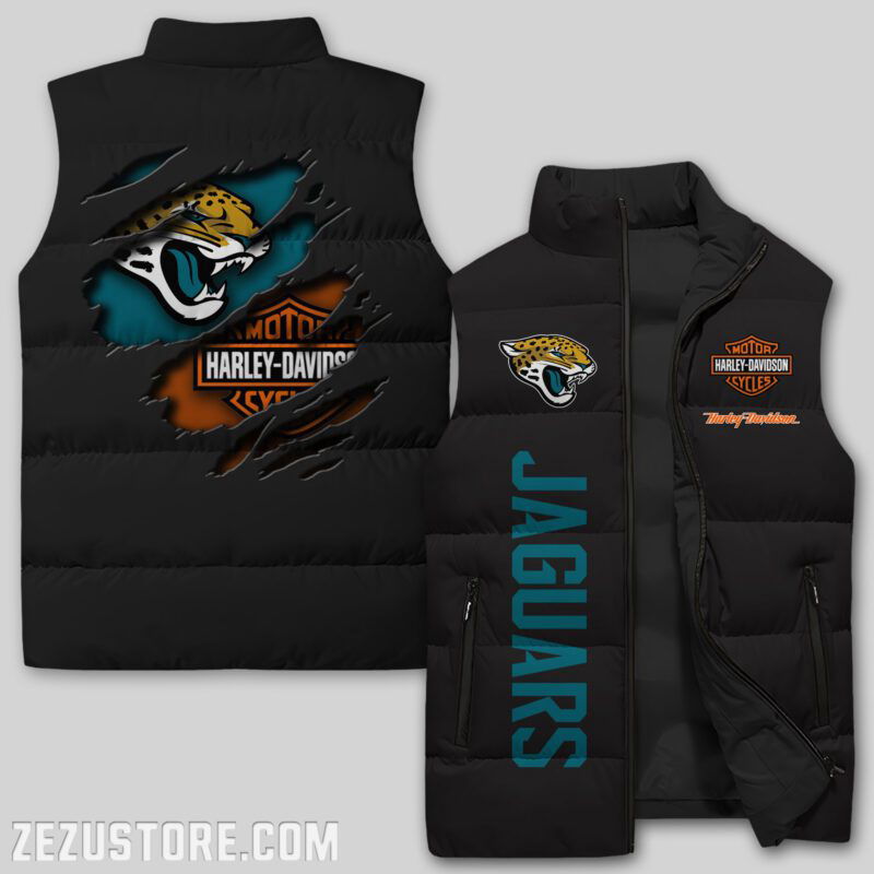 Sportswearmerch Jacksonville Jacksonville Jaguars NFL s NFL Sleeveless Puffer Jacket For Fans