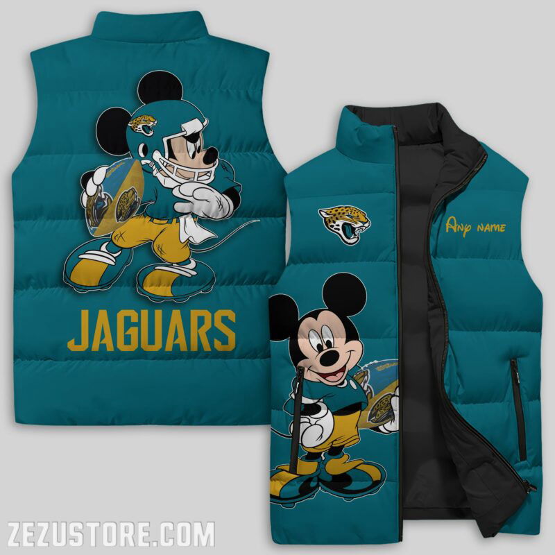 Sportswearmerch Jacksonville Jacksonville Jaguars NFL s NFL Sleeveless Puffer Jacket For Fans
