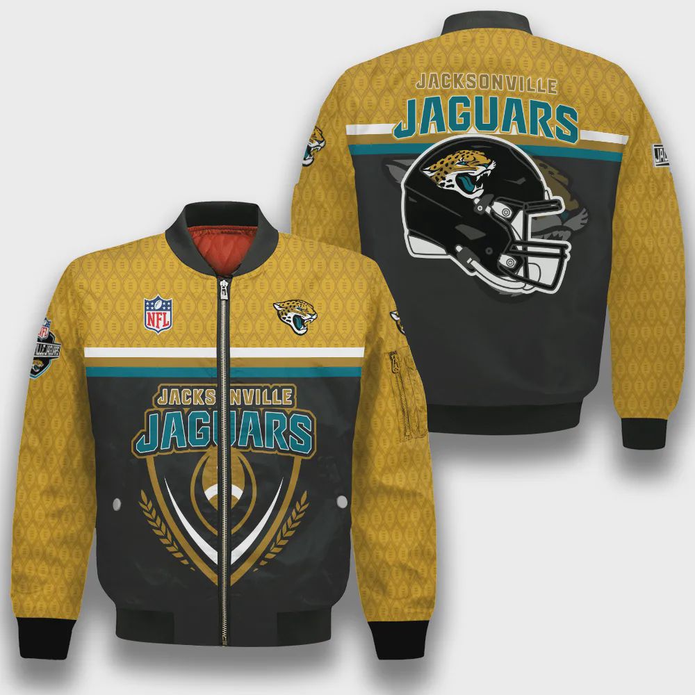 Sportswearmerch Jacksonville Jaguars NFL Bomber Jacket For Fan