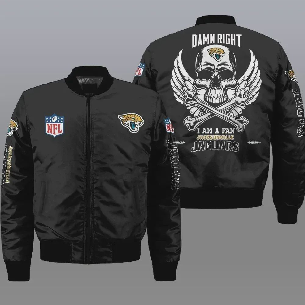 Sportswearmerch Jacksonville Jaguars NFL Bomber Jacket For Fan