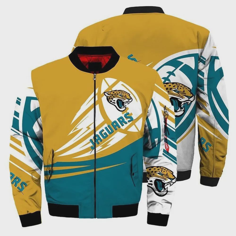 Sportswearmerch Jacksonville Jaguars NFL Bomber Jacket For Fan