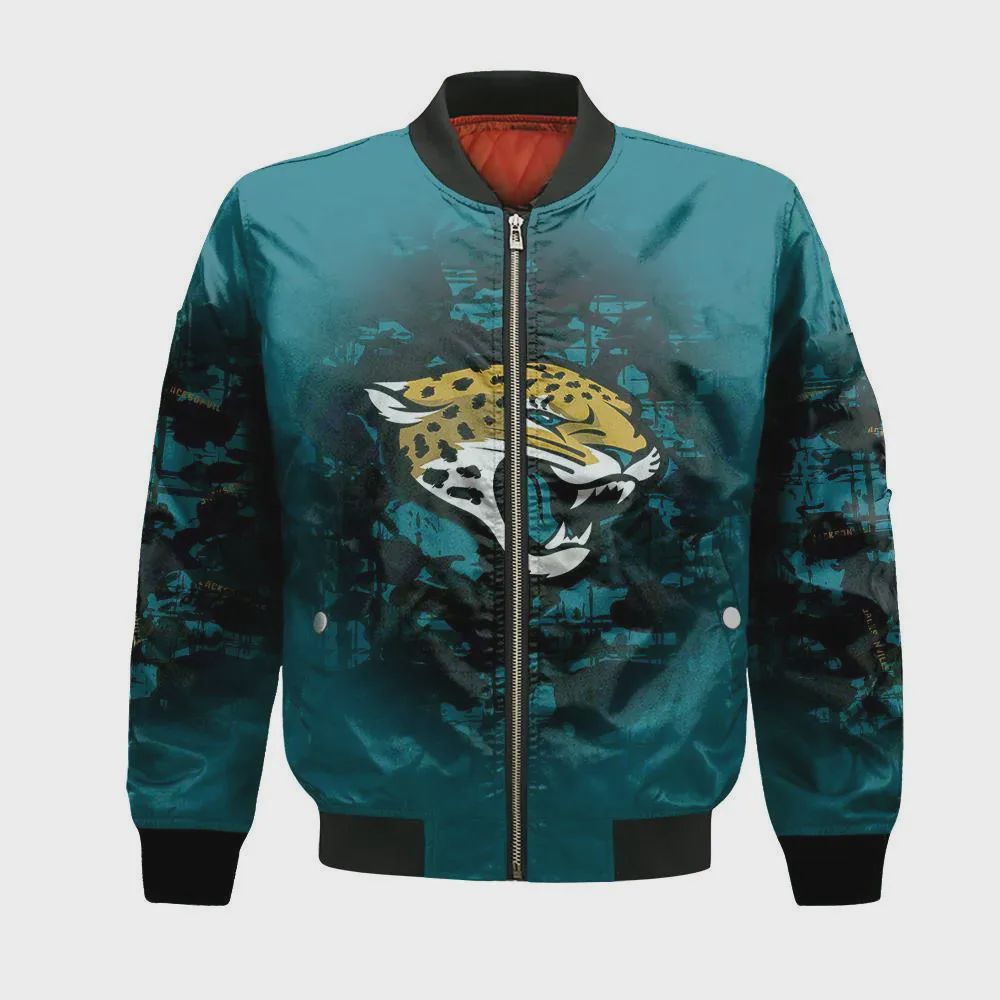 Sportswearmerch Jacksonville Jaguars NFL Bomber Jacket For Fan