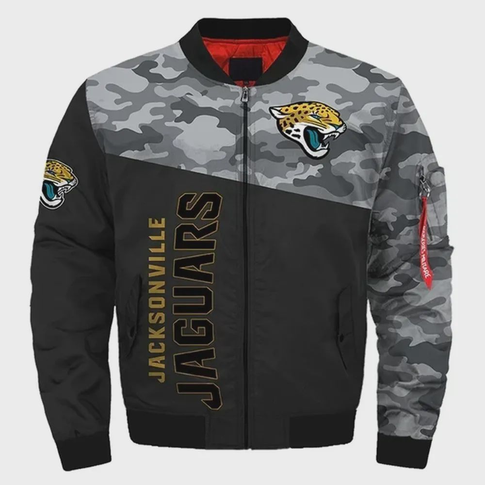 Sportswearmerch Jacksonville Jaguars NFL Bomber Jacket For Fan
