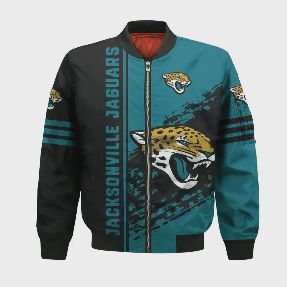 Sportswearmerch Jacksonville Jaguars NFL Bomber Jacket For Fan