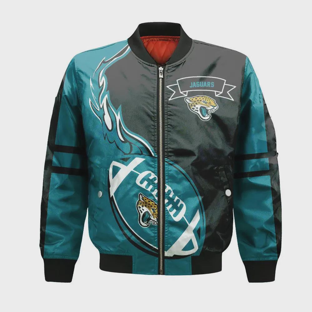 Sportswearmerch Jacksonville Jaguars NFL Bomber Jacket For Fan
