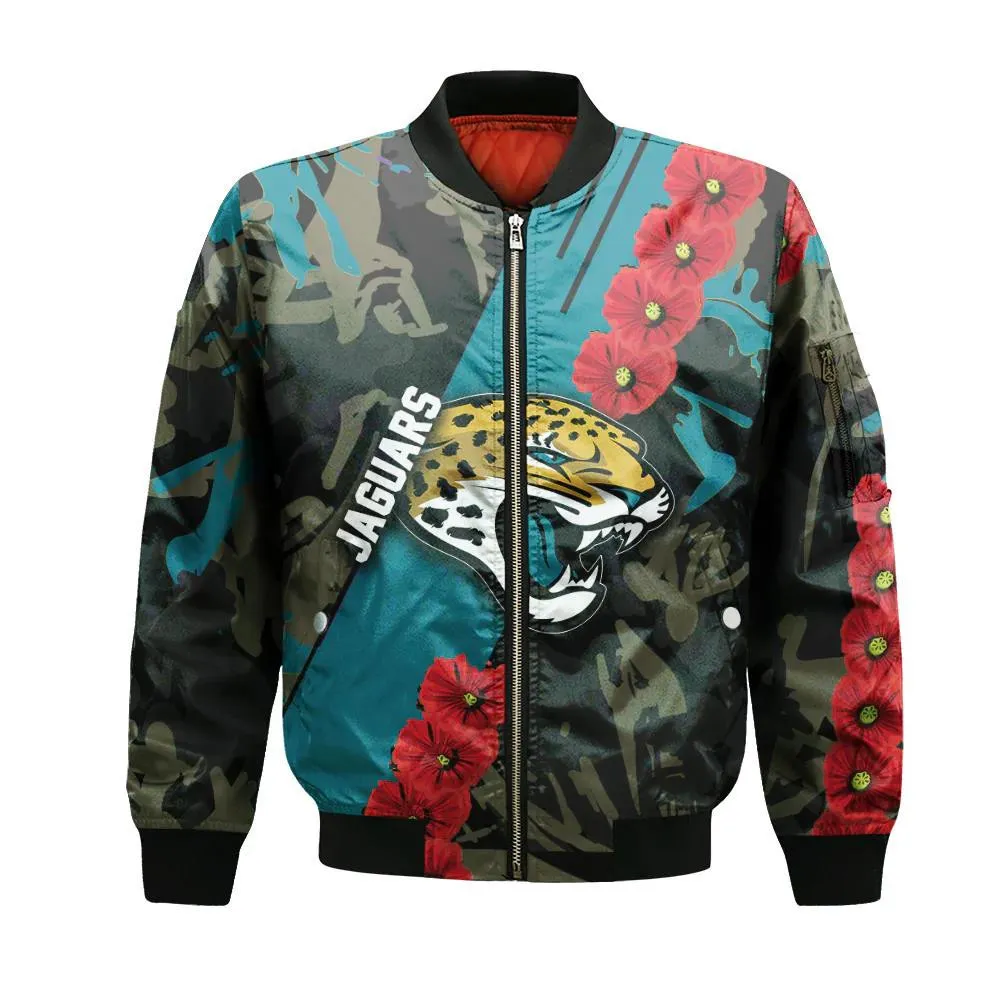 Sportswearmerch Jacksonville Jaguars NFL Bomber Jacket For Fan