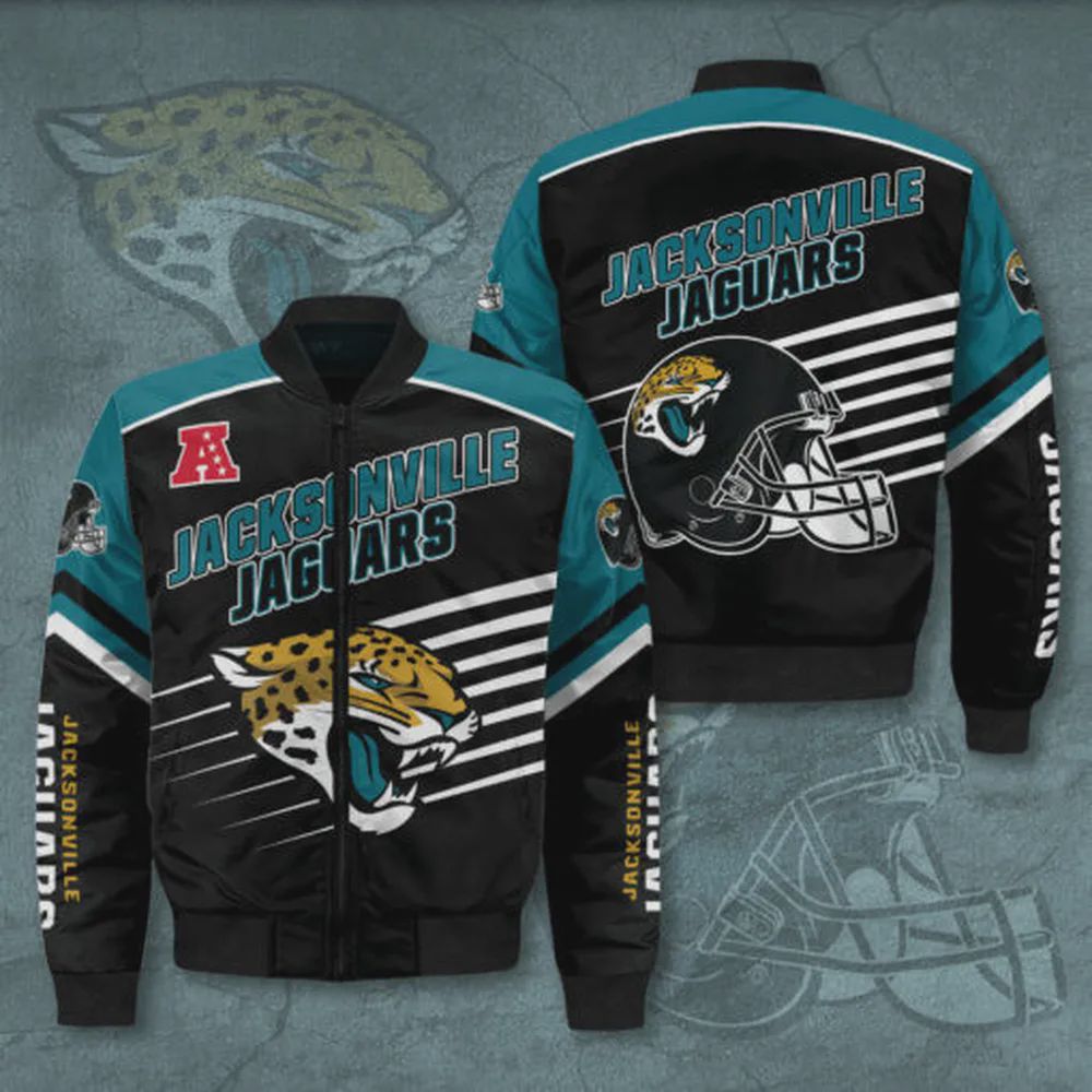 Sportswearmerch Jacksonville Jaguars NFL Bomber Jacket For Fan