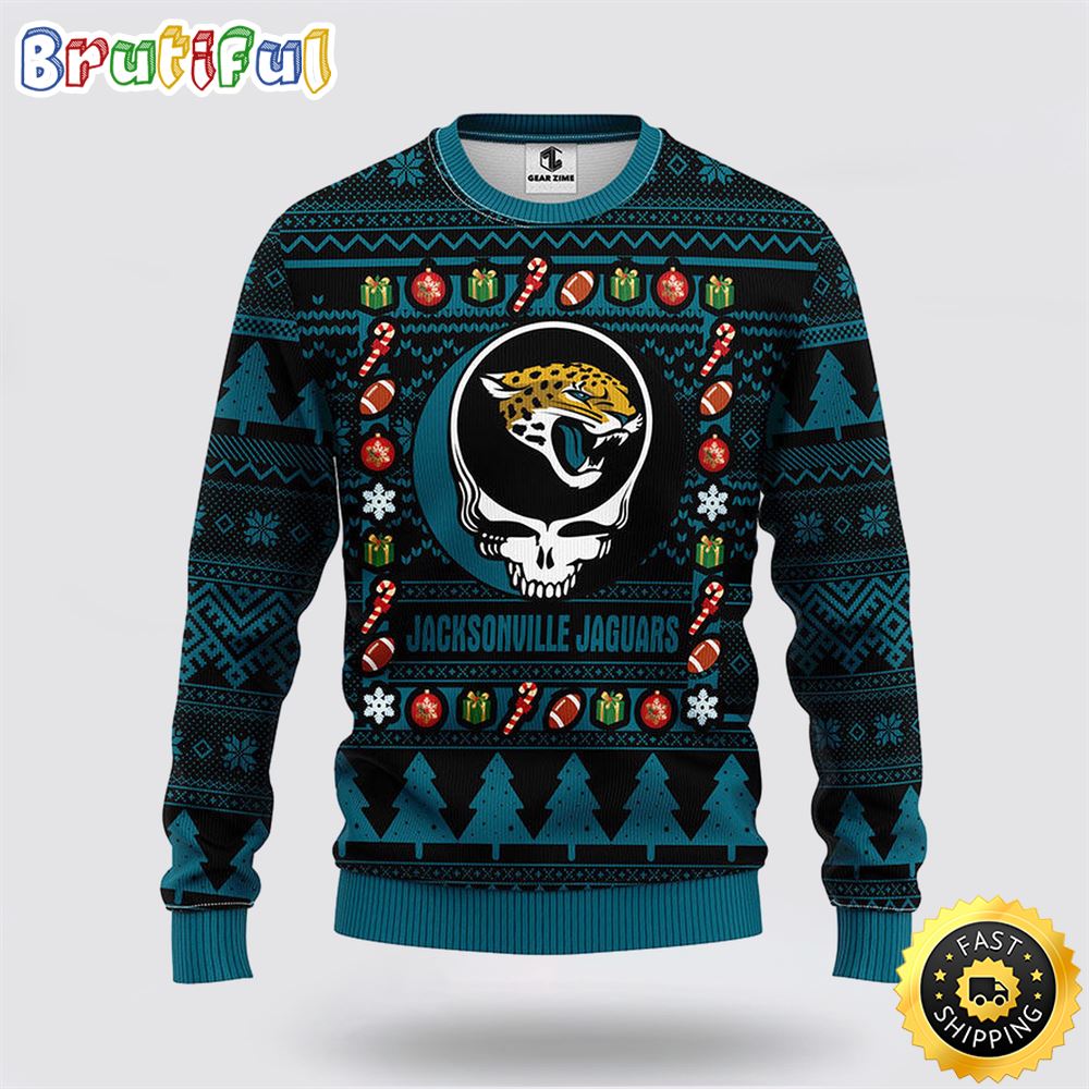 Sportswearmerch Jacksonville Jaguars NFL Christmas Fleece Sweater For Fan