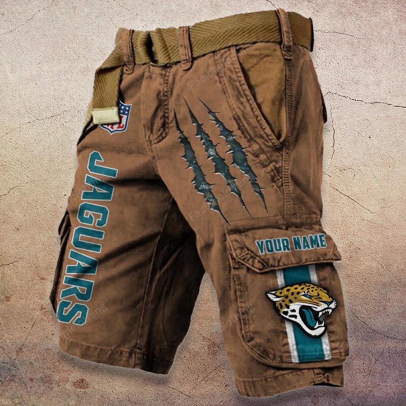Sportswearmerch Jacksonville Jaguars NFL Denim Short For Fan