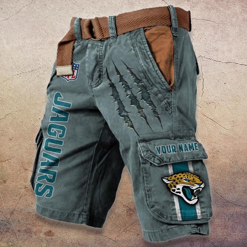 Sportswearmerch Jacksonville Jaguars NFL Denim Short For Fan