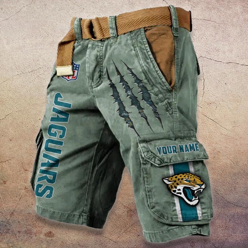 Sportswearmerch Jacksonville Jaguars NFL Denim Short For Fan