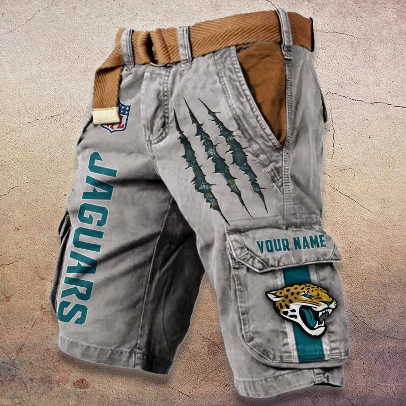 Sportswearmerch Jacksonville Jaguars NFL Denim Short For Fan