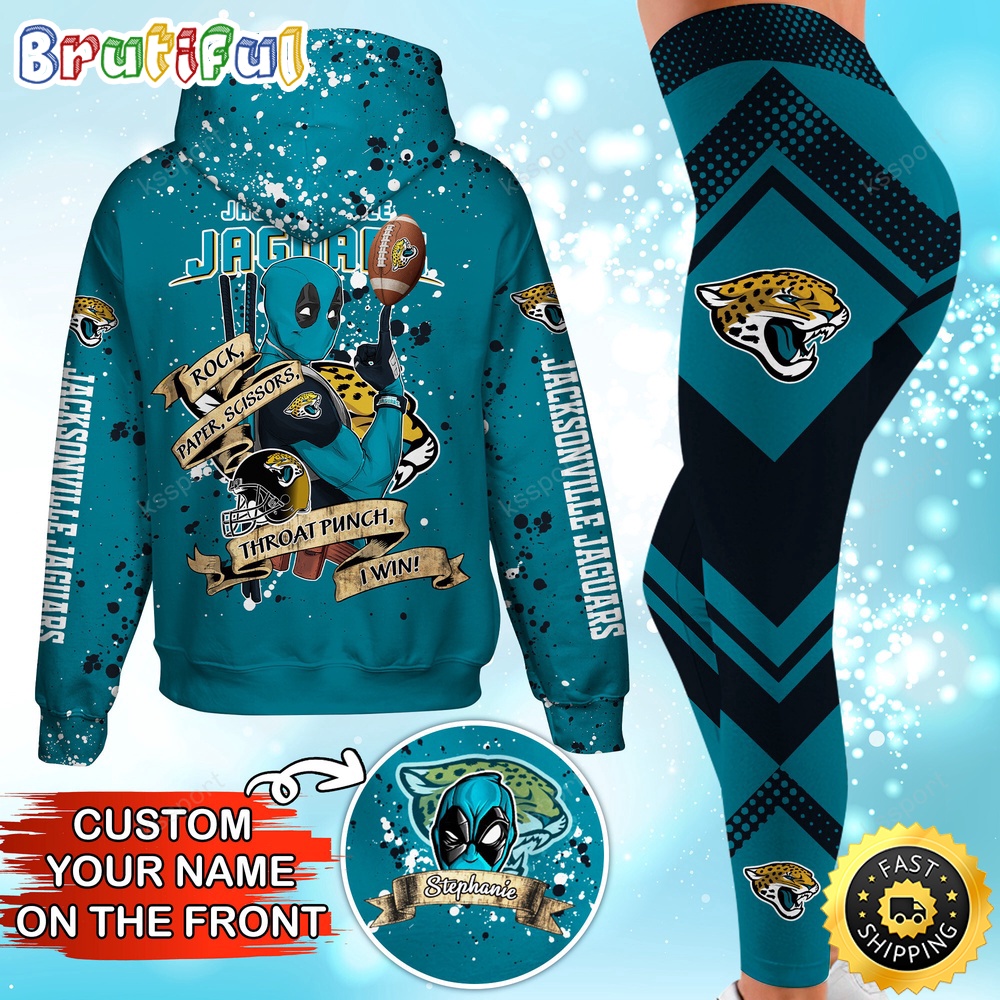 Sportswearmerch Jacksonville Jaguars NFL Hoodie Leggings For Fan