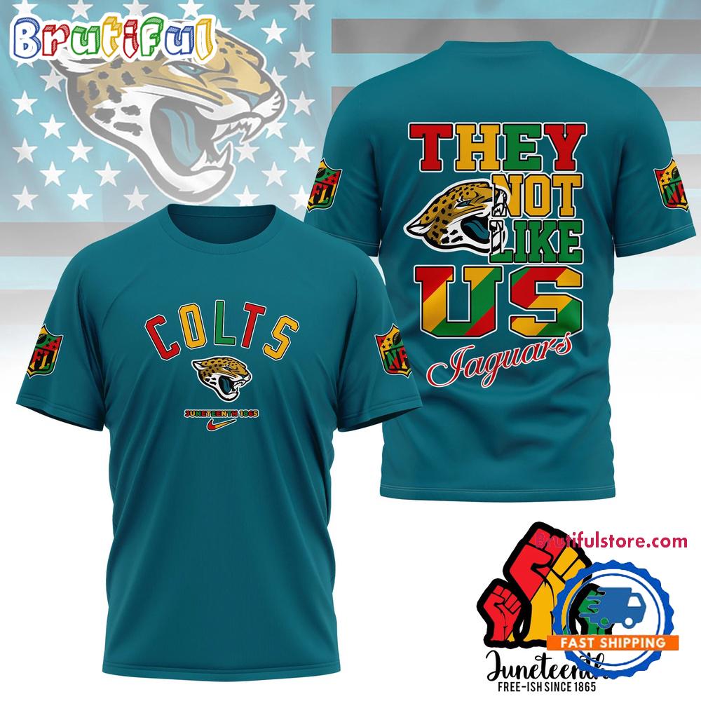 Sportswearmerch Jacksonville Jaguars NFL Juneteenth Freedom Day Unisex T-Shirt For Fan