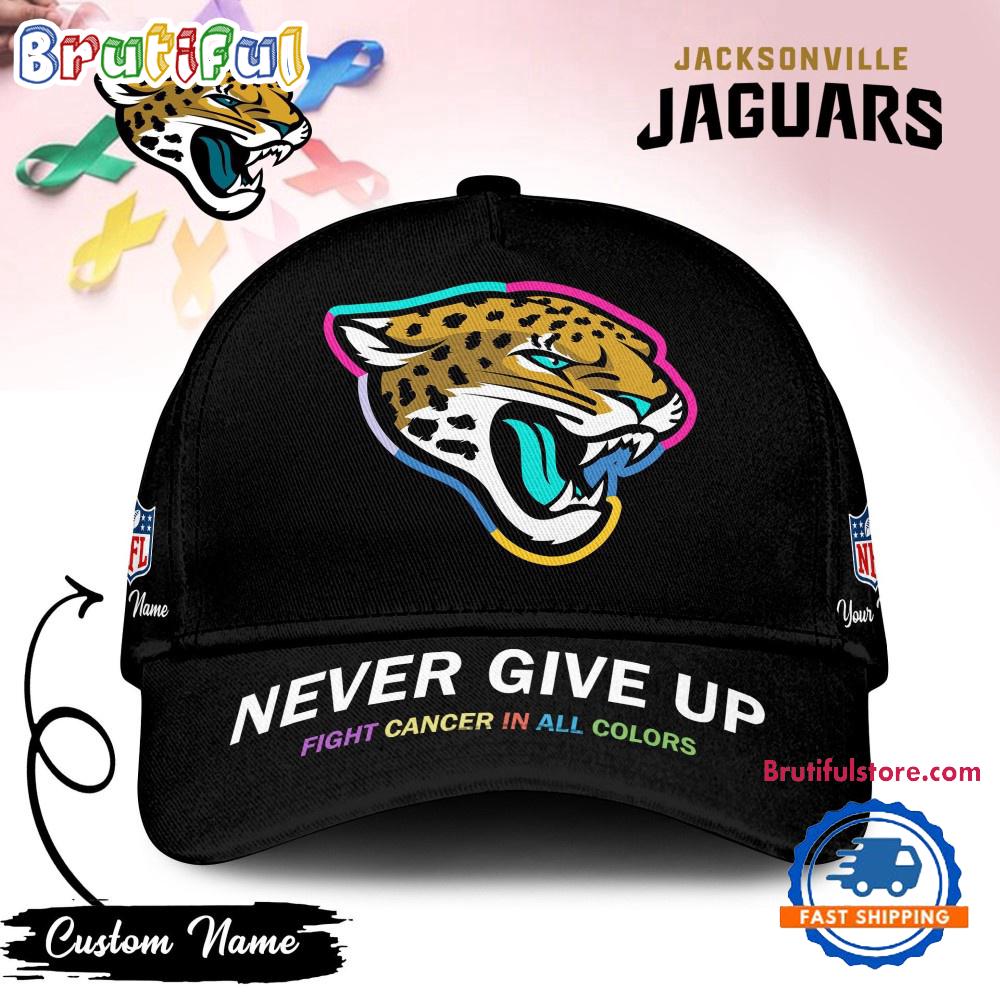 Sportswearmerch Jacksonville Jaguars NFL Never Give Up Classic Cap For Fan