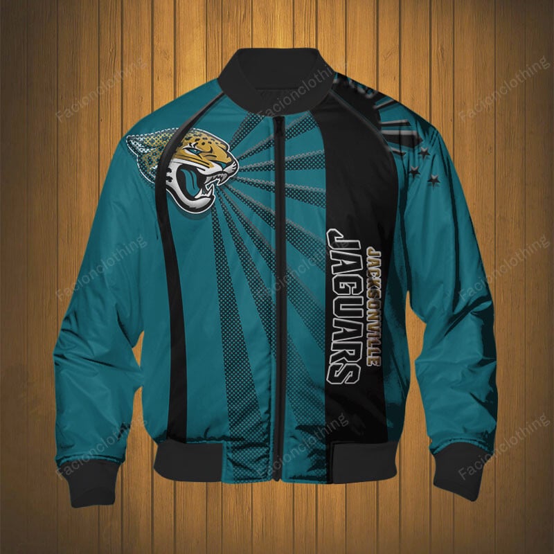Sportswearmerch Jacksonville Jaguars NFL NFL,Bomber Jacket Personalized For Fan
