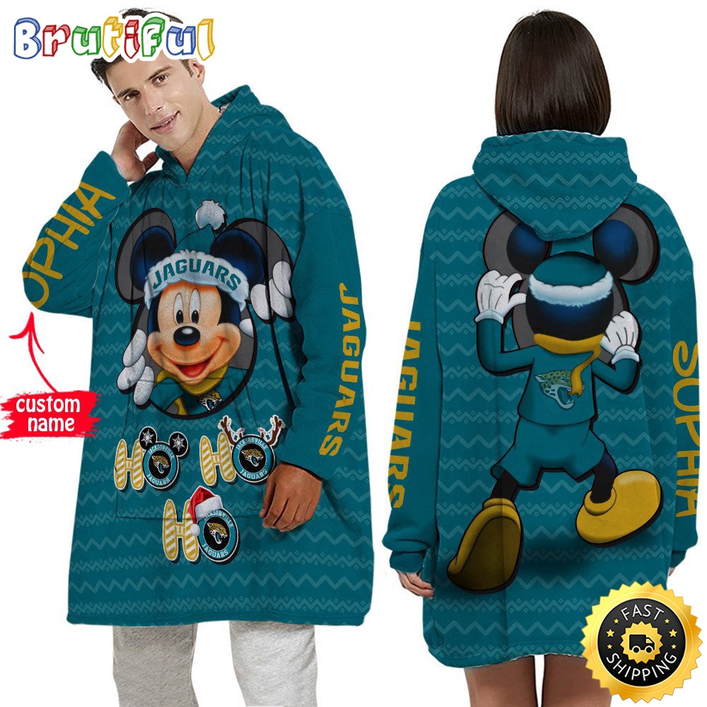 Sportswearmerch Jacksonville Jaguars NFL Personalized Blaket Hoodie For Fan