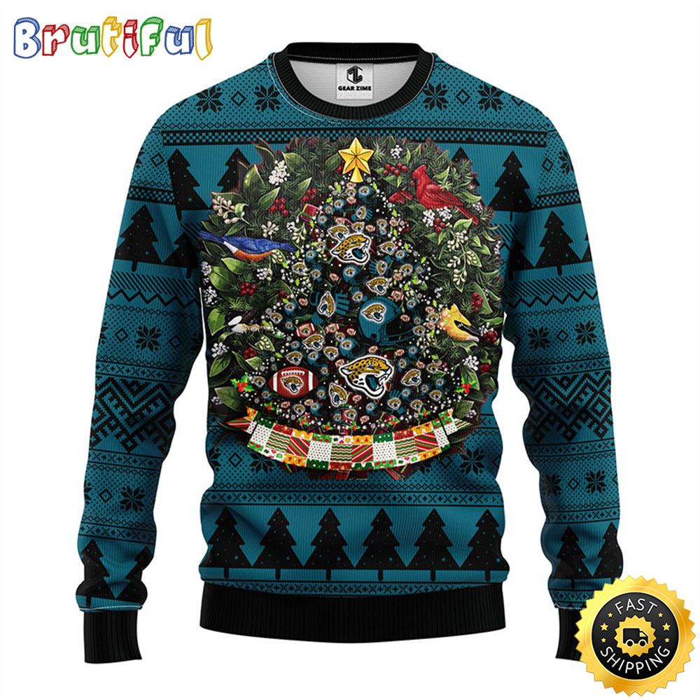 Sportswearmerch Jacksonville Jaguars NFL Personalized Christmas Sweater For Fan