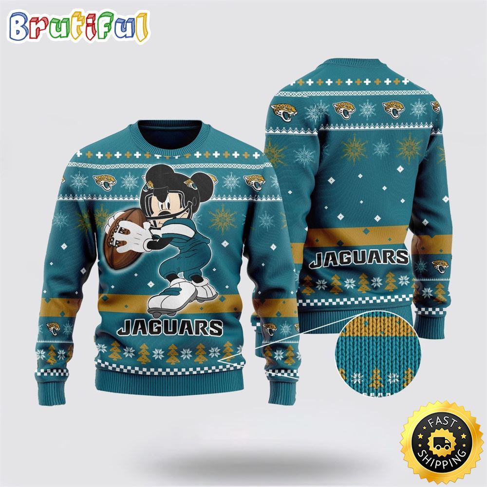 Sportswearmerch Jacksonville Jaguars NFL Personalized Christmas Sweater For Fan