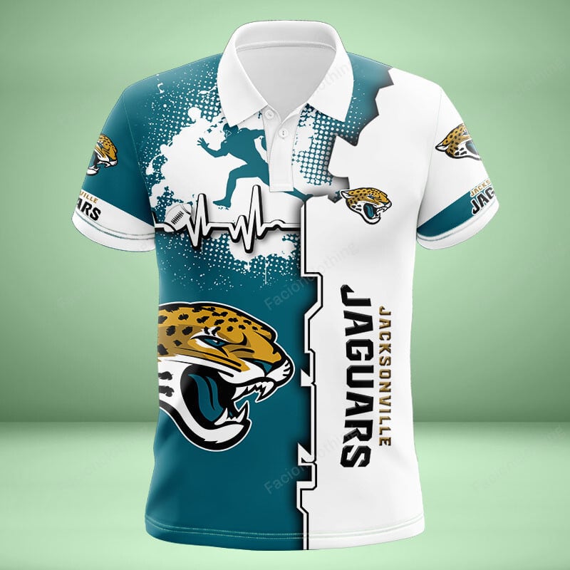 Sportswearmerch Jacksonville Jaguars NFL Personalized Polo Shirt For Fan