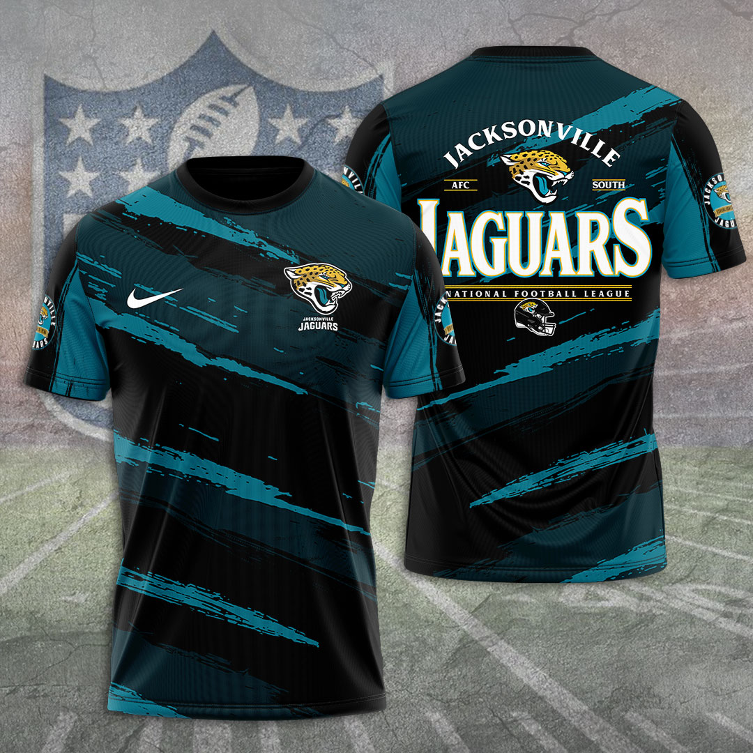Sportswearmerch Jacksonville Jaguars NFL Personalized T-shirt For Fan