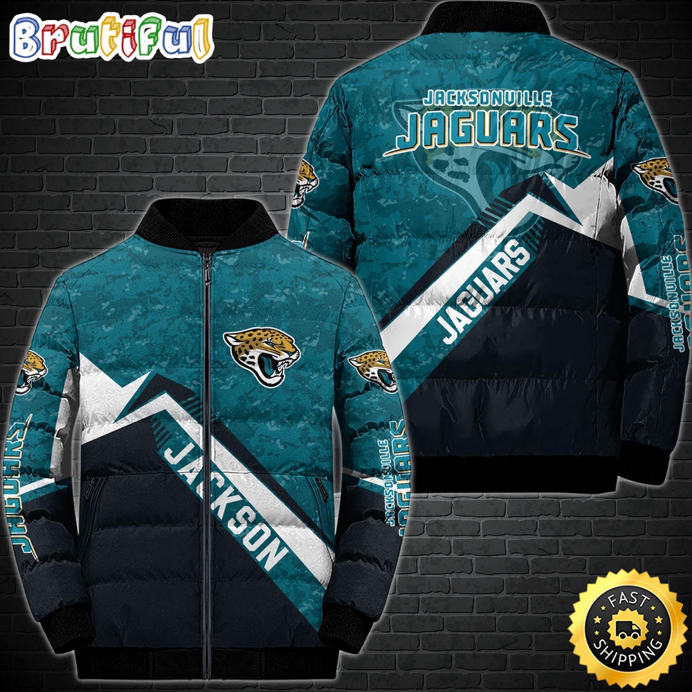 Sportswearmerch Jacksonville Jaguars NFL Sport Down Puffer Jacket For Fan