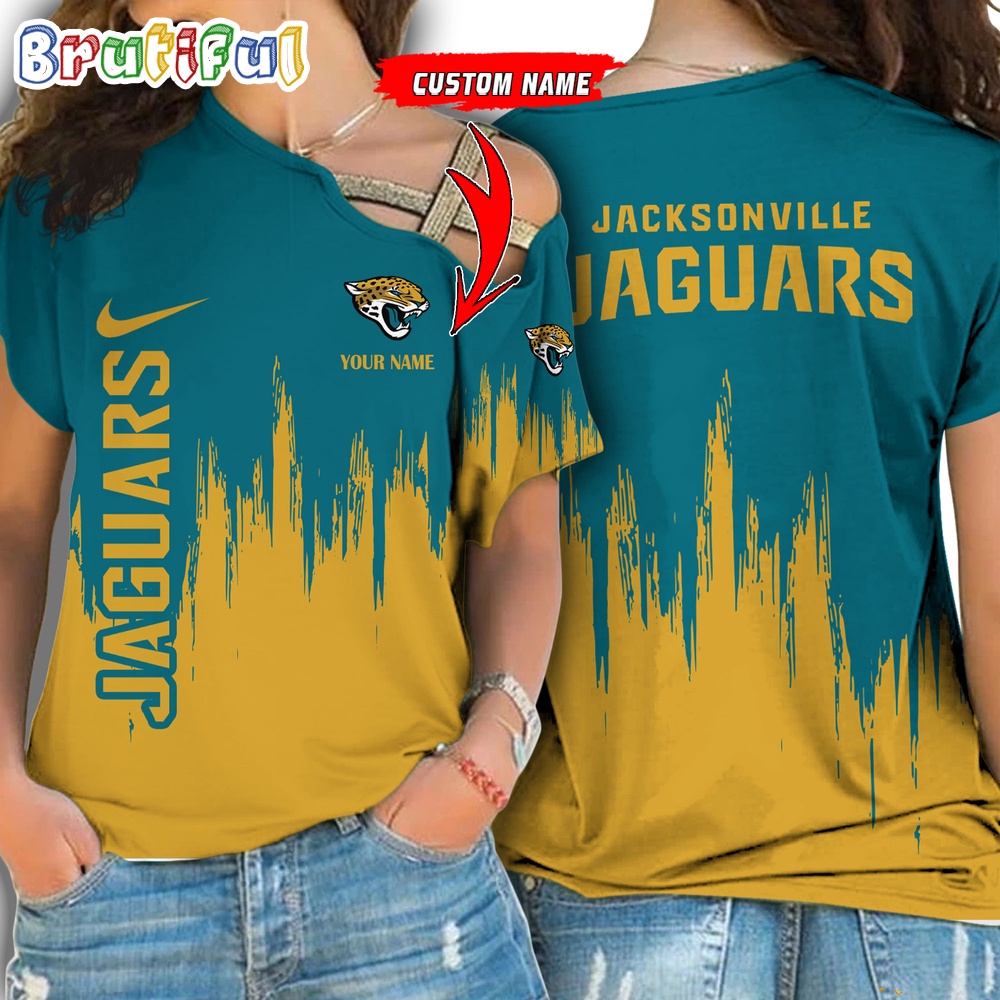 Sportswearmerch Jacksonville Jaguars NFL Strapless Sleeve Short For Fan
