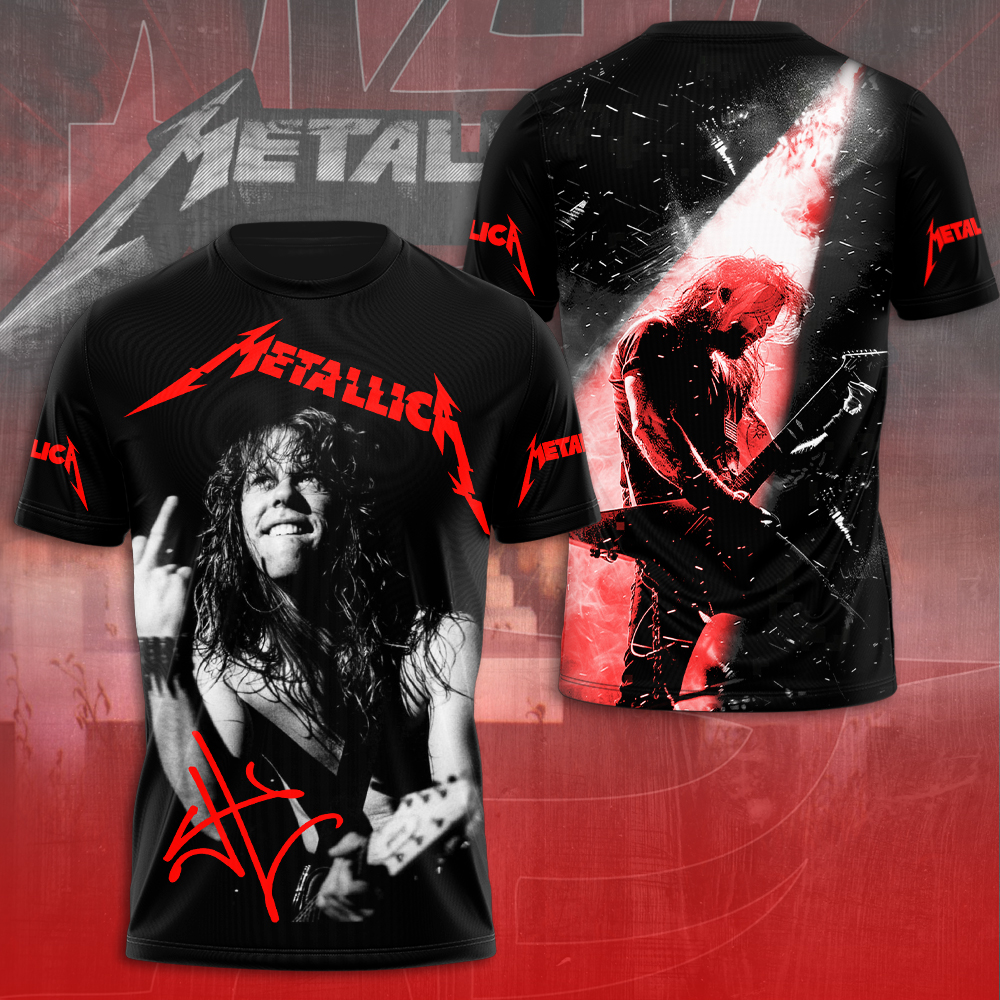 Sportswearmerch James Hetfield x Metallica Music Personalized T-shirt For Fan