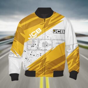 Sportswearmerch JCB Tractor Bomber Jacket For Fan