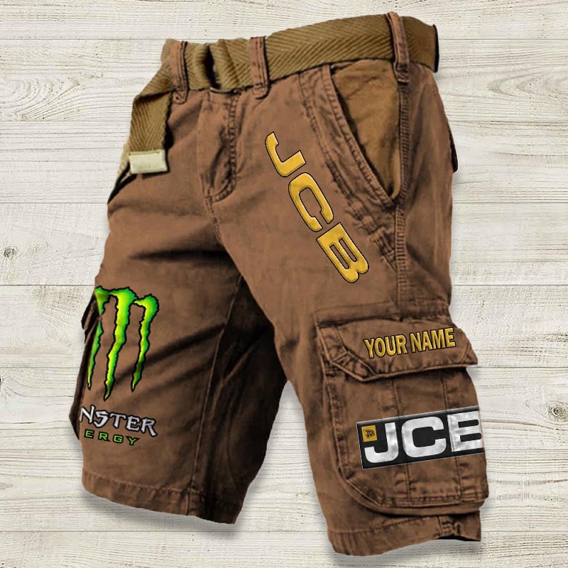 Sportswearmerch JCB Tractor Denim Short For Fan