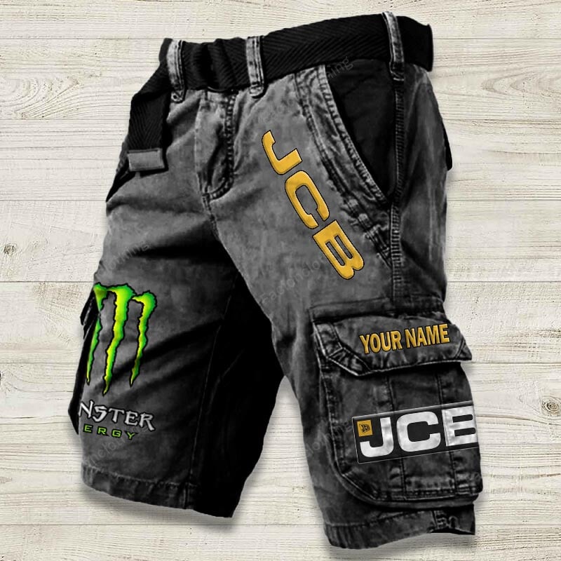 Sportswearmerch JCB Tractor Denim Short For Fan