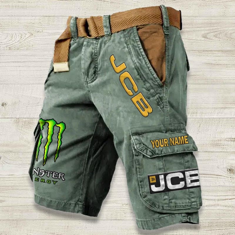 Sportswearmerch JCB Tractor Denim Short For Fan
