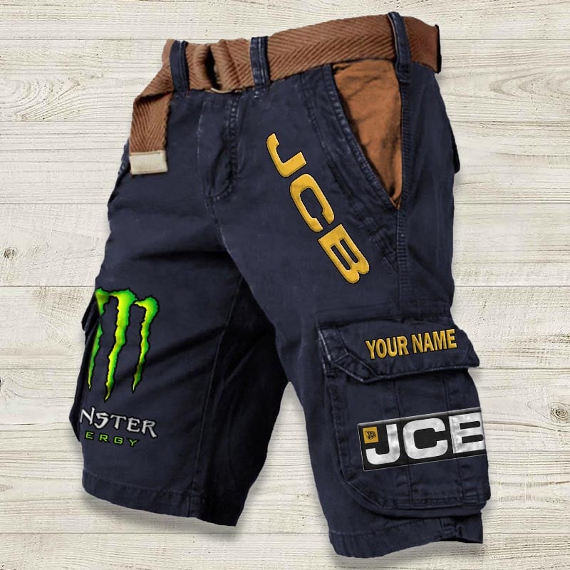 Sportswearmerch JCB Tractor Denim Short For Fan