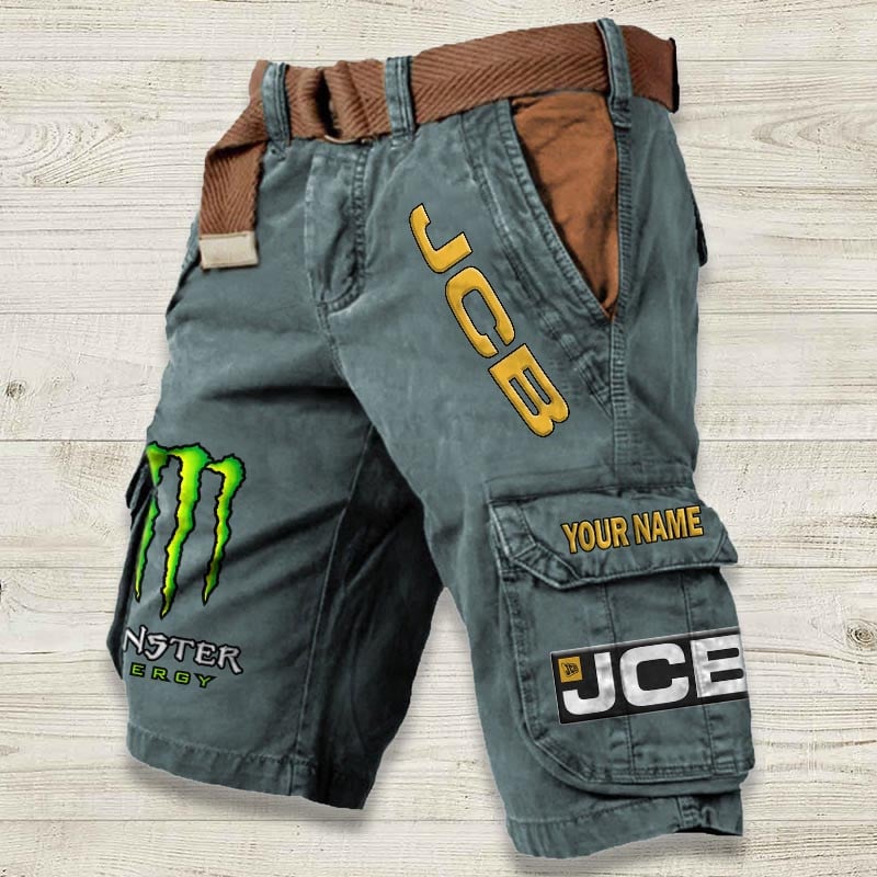 Sportswearmerch JCB Tractor Denim Short For Fan