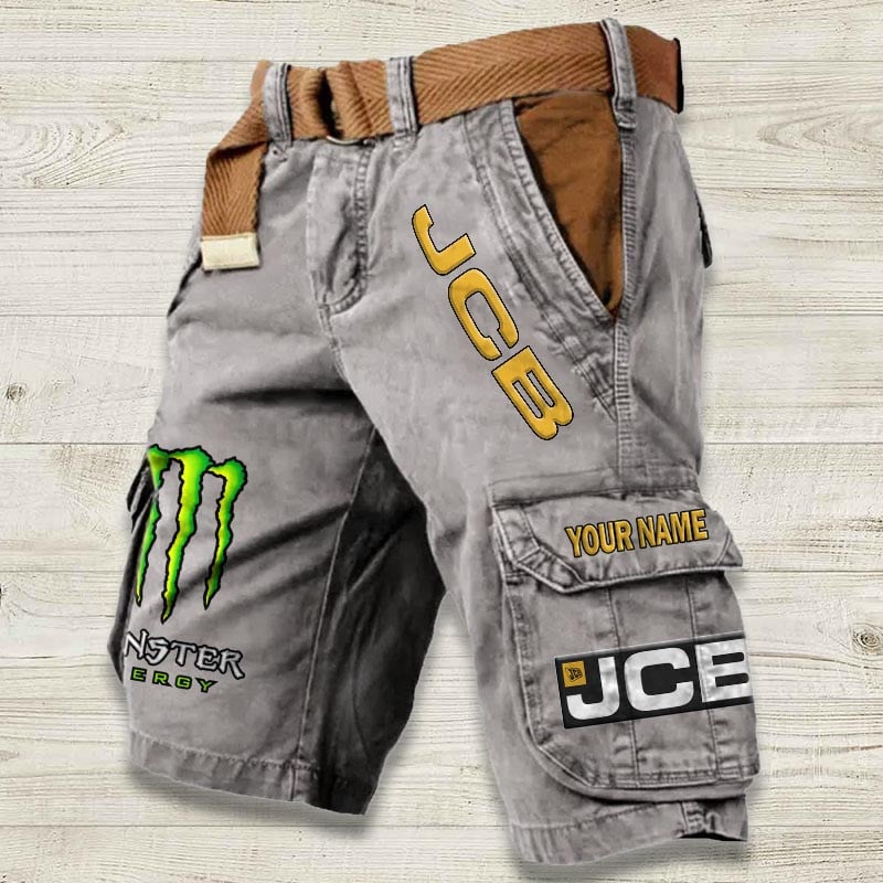 Sportswearmerch JCB Tractor Denim Short For Fan