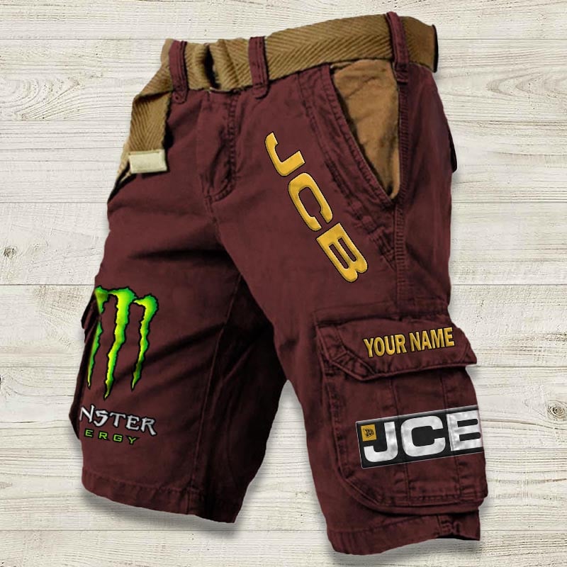 Sportswearmerch JCB Tractor Denim Short For Fan