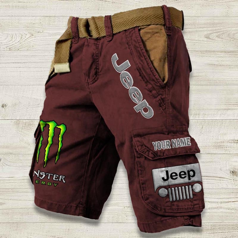 Sportswearmerch Jeep Car Denim Short For Fan