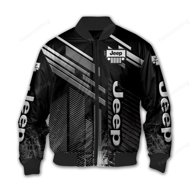 Sportswearmerch Jeep Car Personalized Bomber Jacket For Fan