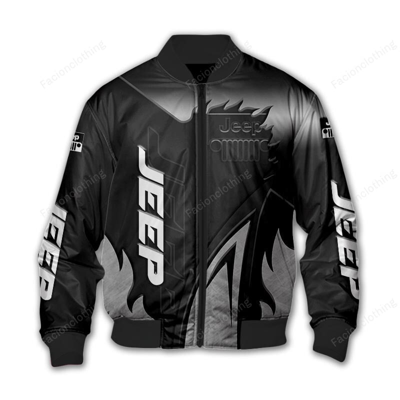 Sportswearmerch Jeep Car Personalized Bomber Jacket For Fan