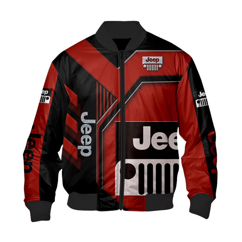 Sportswearmerch Jeep Car Personalized Fashion Bomber Jacket For Fan