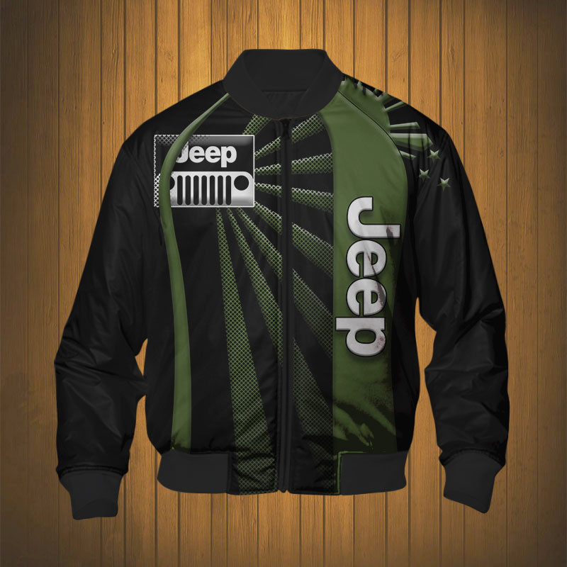 Sportswearmerch Jeep Car Personalized Fashion Bomber Jacket For Fan