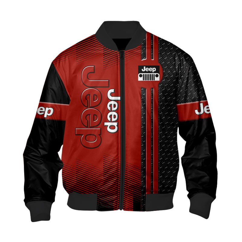 Sportswearmerch Jeep Car Personalized Fashion Bomber Jacket For Fan
