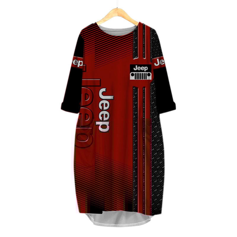 Sportswearmerch Jeep Car Personalized Fashion Pocket Dress For Fan